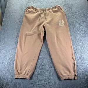Sean John Pants Men's L Brown Cotton Fleece Lined Sweatpant Jogger Activewear